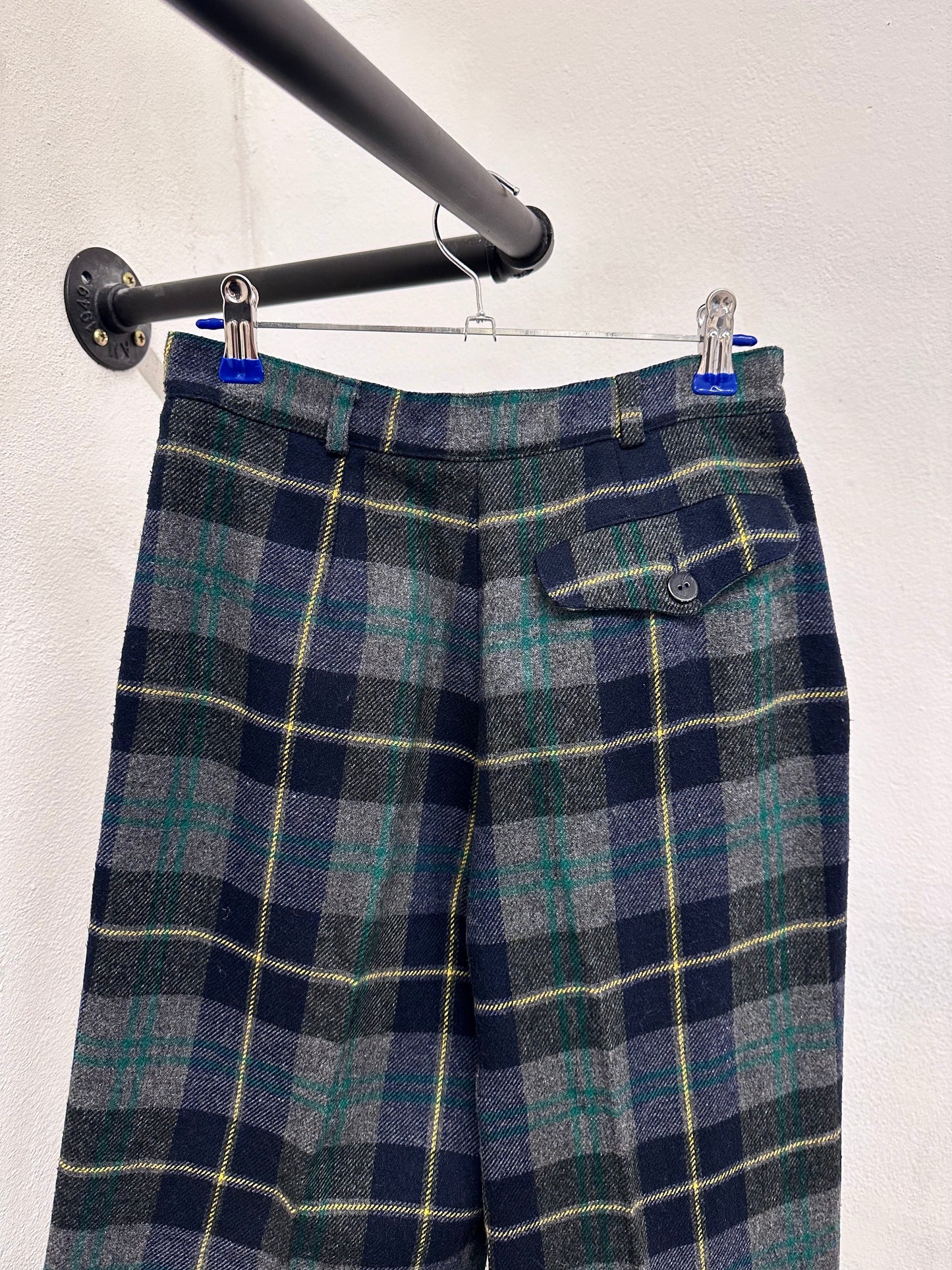 80s Italy pennyblack plaid trouser