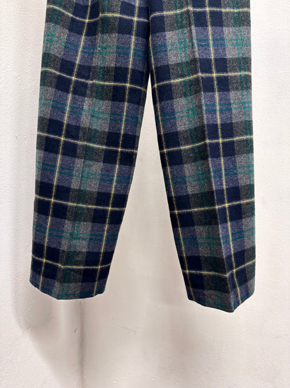 80s Italy pennyblack plaid trouser
