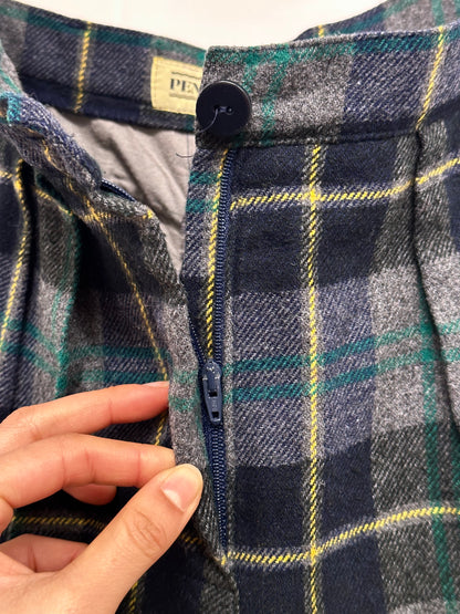 80s Italy pennyblack plaid trouser