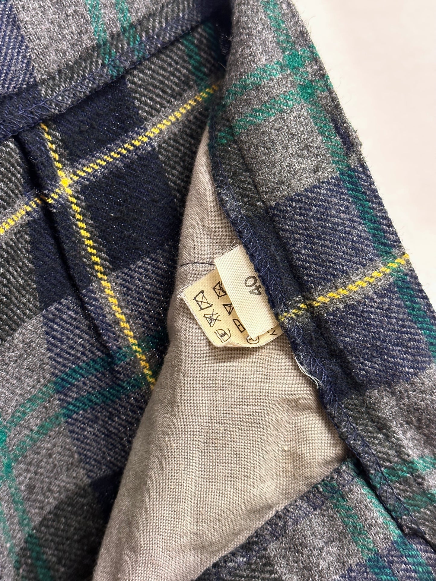 80s Italy pennyblack plaid trouser