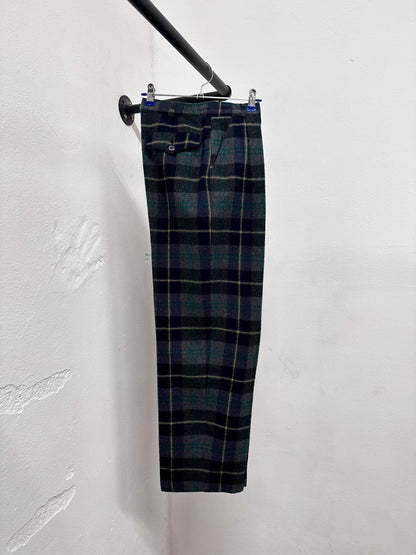 80s Italy pennyblack plaid trouser