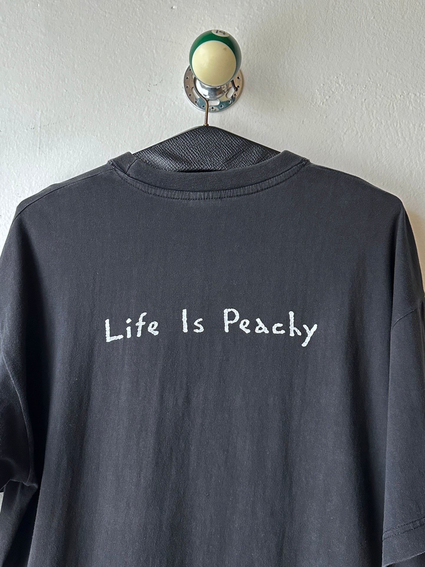 KORN Life is Peachy 90's Band T shirt Tee Tシャツ バンド バンT 90年代 ヴィンテージ  Vintage Prague Praha  Vintage clothing shop store  Antique shop Black 黒 1996's 
