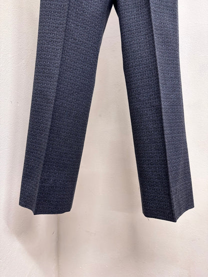 70s wool poly woven trouser