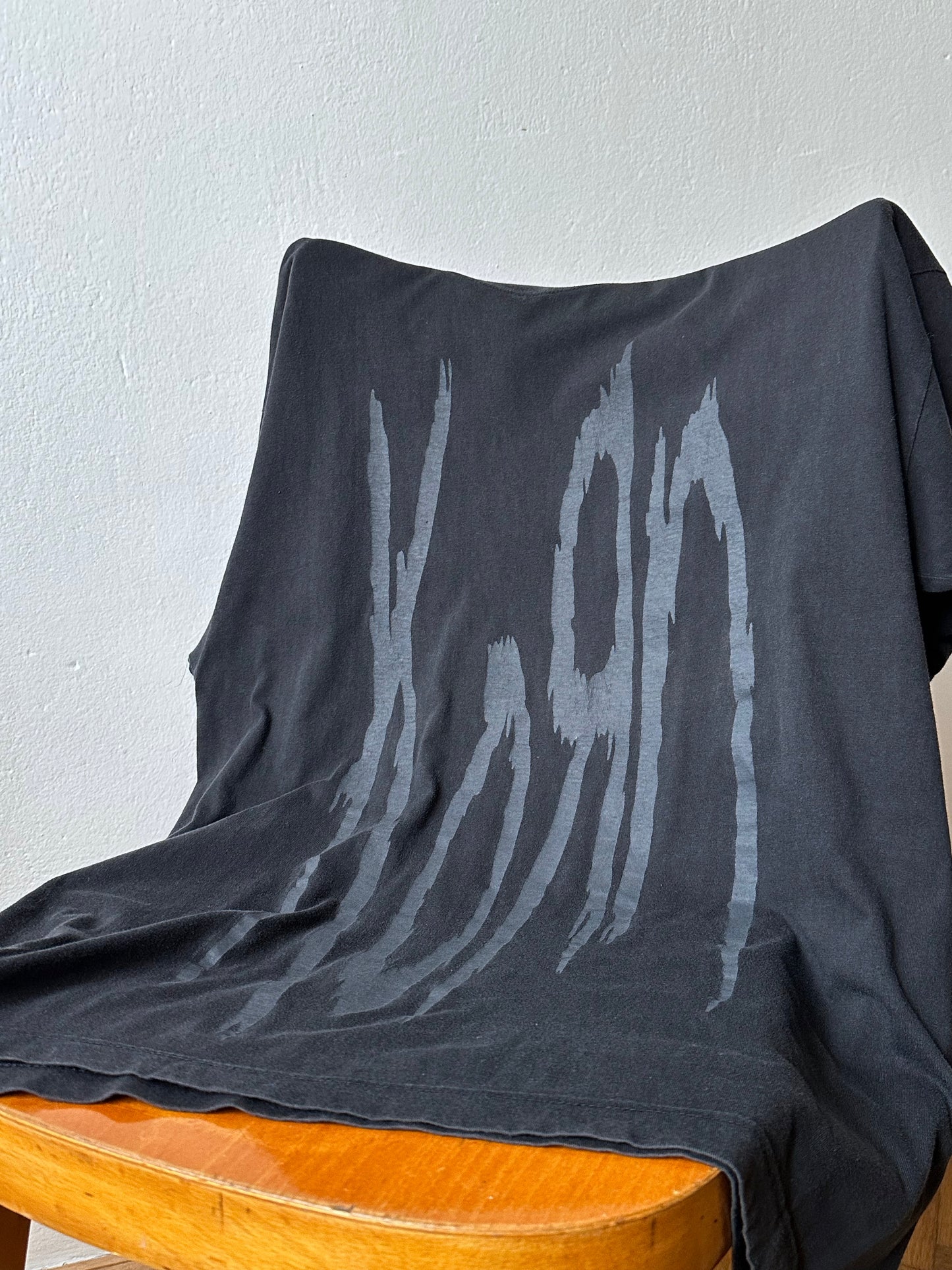 KORN Life is Peachy 90's Band T shirt Tee Tシャツ バンド バンT 90年代 ヴィンテージ  Vintage Prague Praha  Vintage clothing shop store  Antique shop Black 黒 1996's 