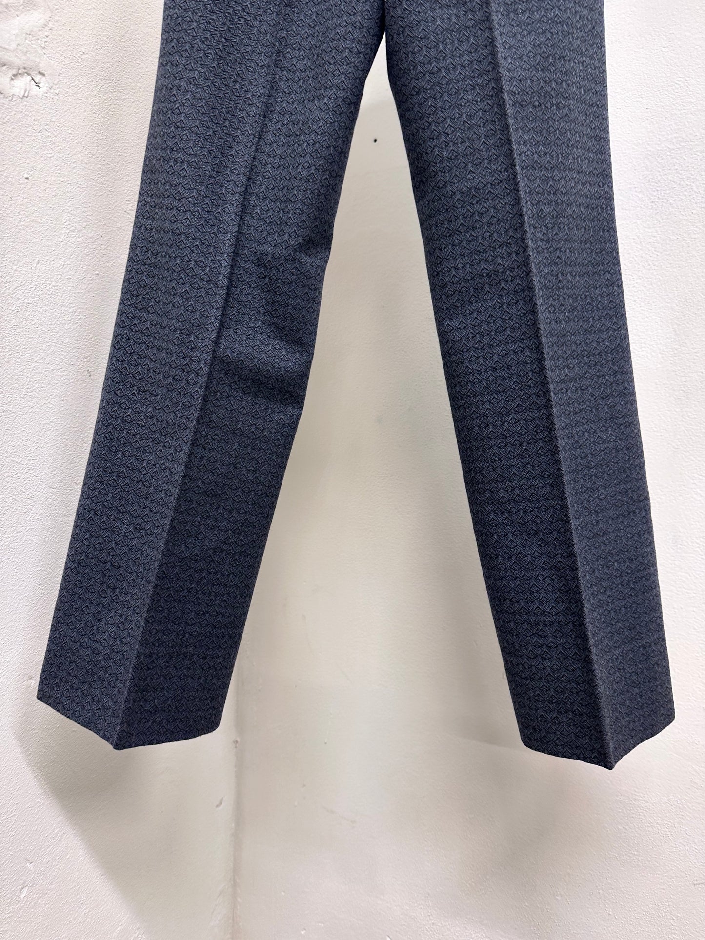 70s wool poly woven trouser