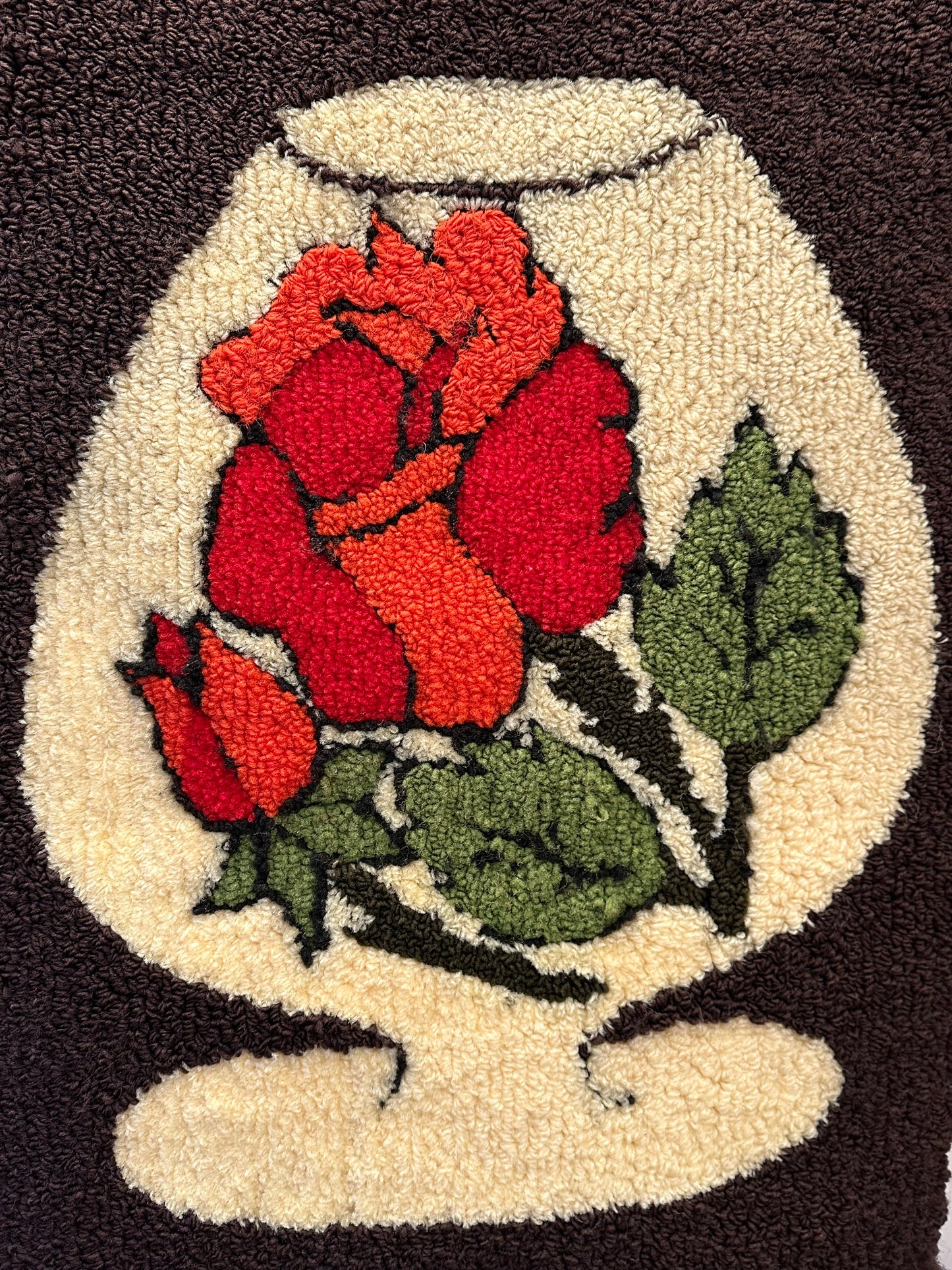 Vintage pile wall tapestry