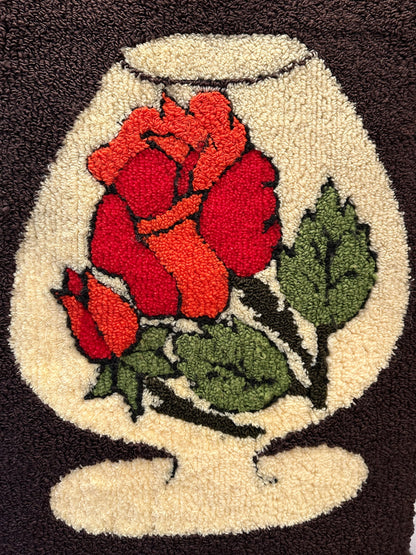 Vintage pile wall tapestry