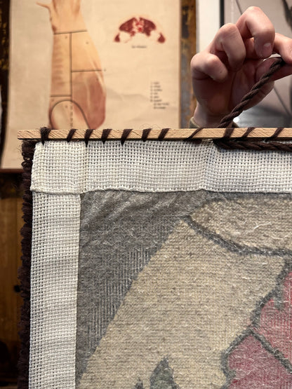 Vintage pile wall tapestry