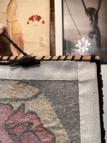 Vintage pile wall tapestry