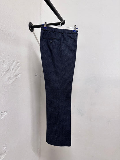 70s wool poly woven trouser