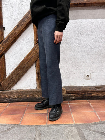 70s wool poly woven trouser