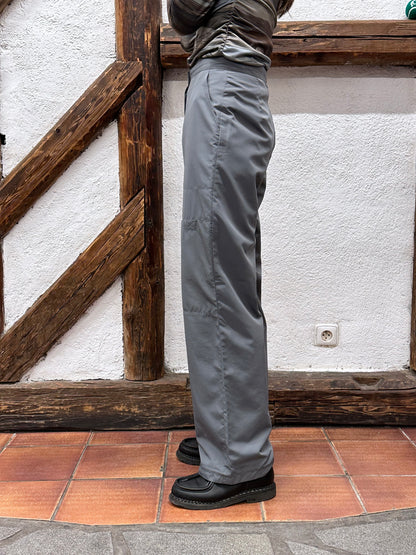 elephant gray unique pockets trouser