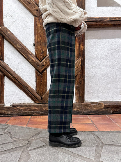 80s Italy pennyblack plaid trouser