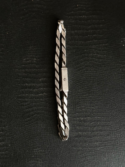 GUCCI silver 925 curb chain bracelet vintage made in Italy グッチ シルバーブレスレット シルバー ブレスレット イタリア 喜平 チェーン