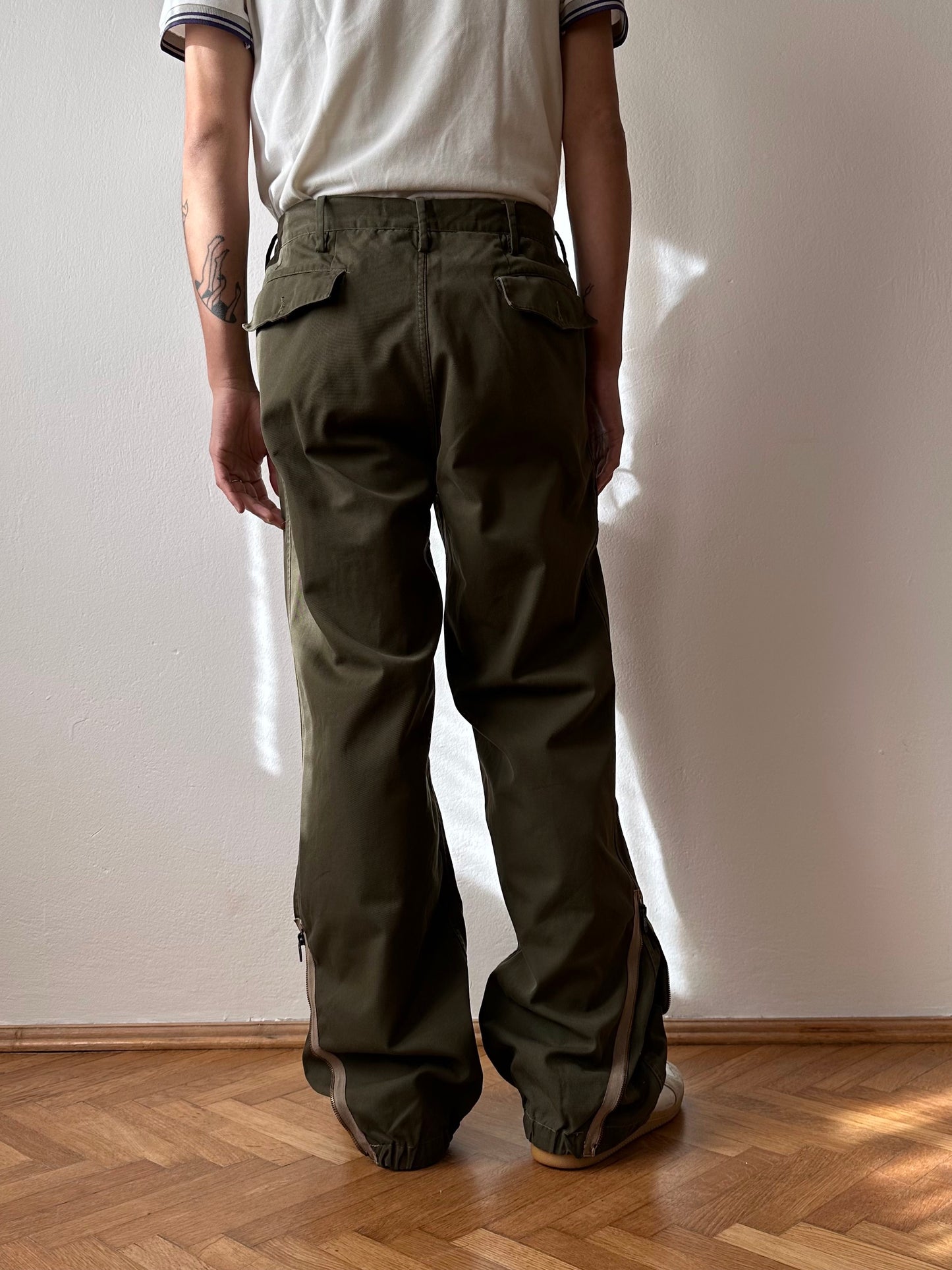 80s Italian army parachute trouser -w30