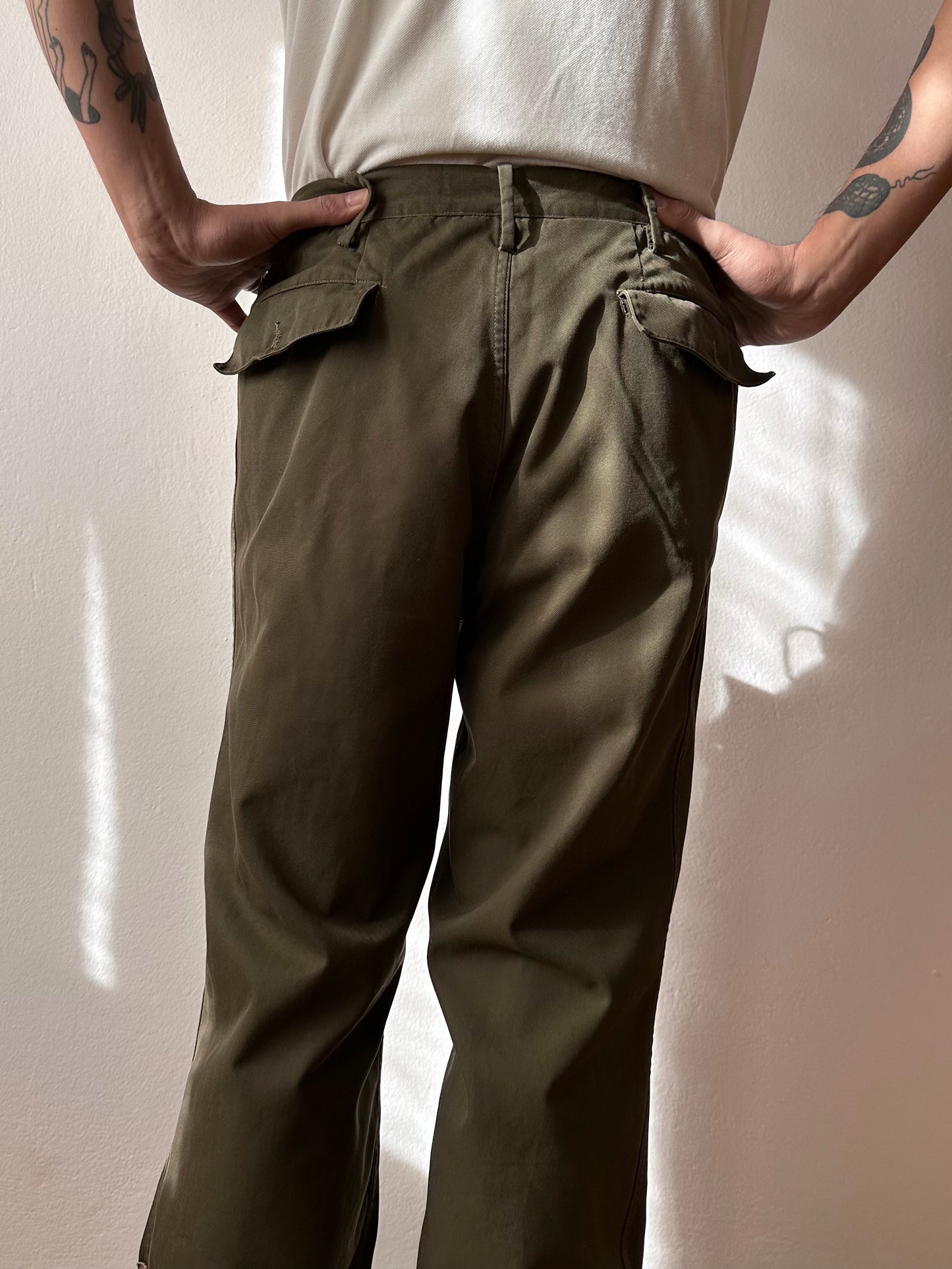 80s Italian army parachute trouser -w30