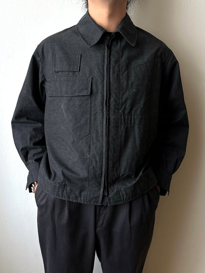 Czechoslovak Tank Crew Jacket 1980's Czechoslovakia チェコスロバキア Army Military ミリタリー チェコ軍 ユーロミリタリー ヨーロッパミリタリー Black 黒 タンカース ジャケット 80年代 Toto Praha Vintage clothing store shop Antique shop Prague ヴィンテージ古着屋 プラハ totototrip ユーロ古着 ヨーロッパ古着 