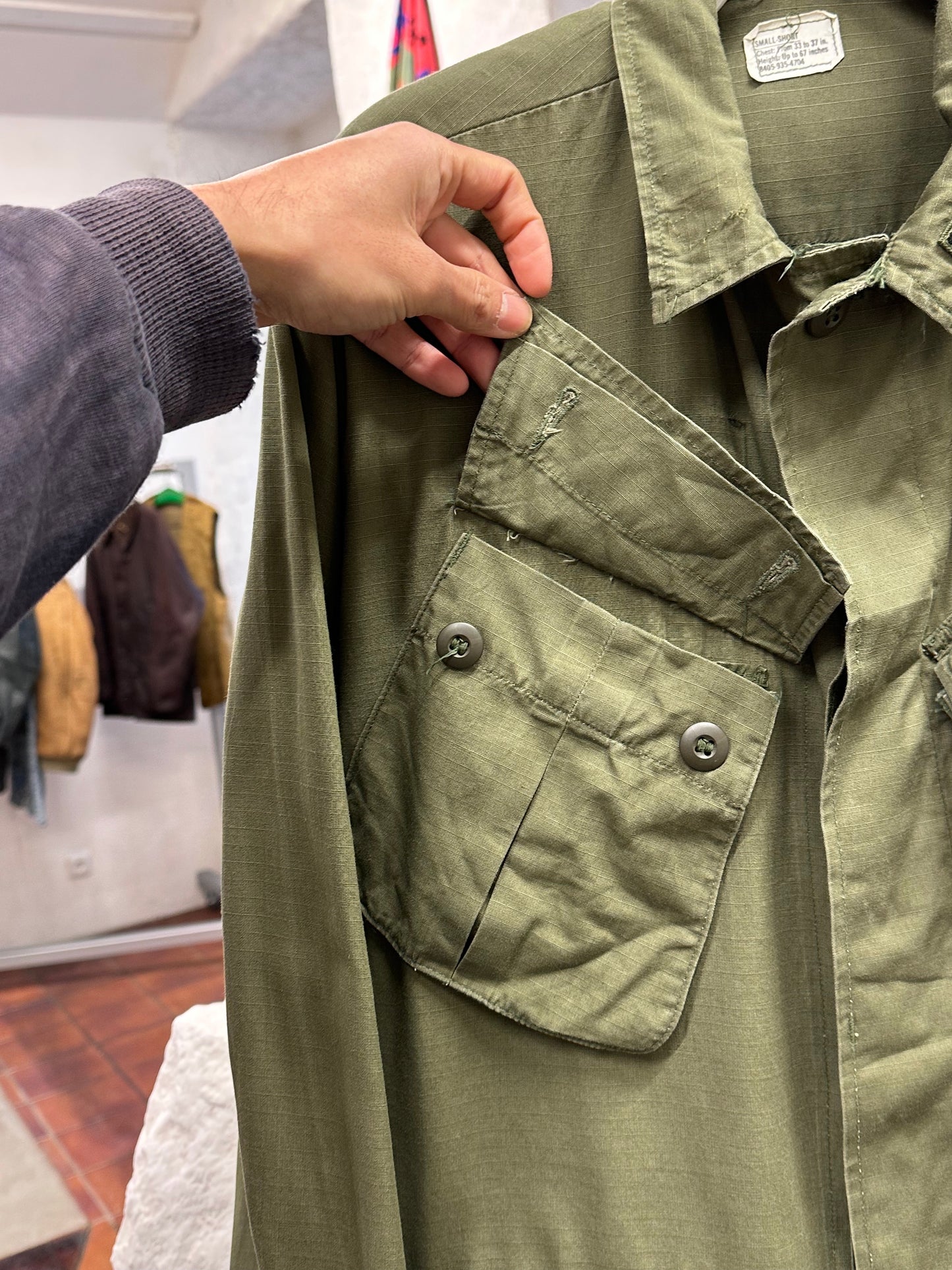 70s US ARMY Jungle Fatigue Jacket