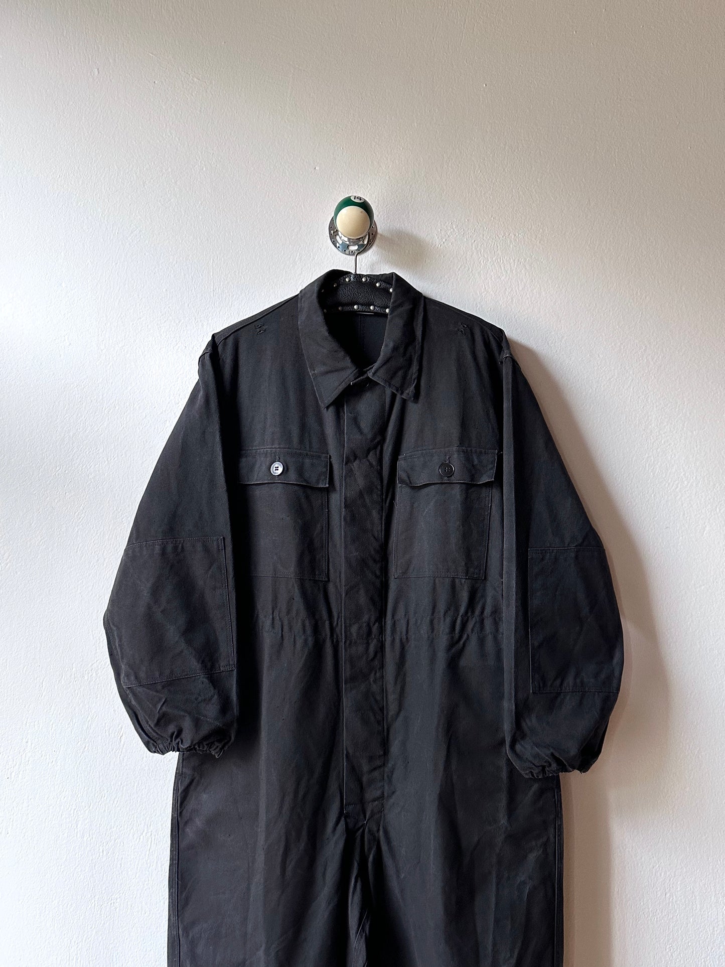 Vintage East German military black jumpsuit