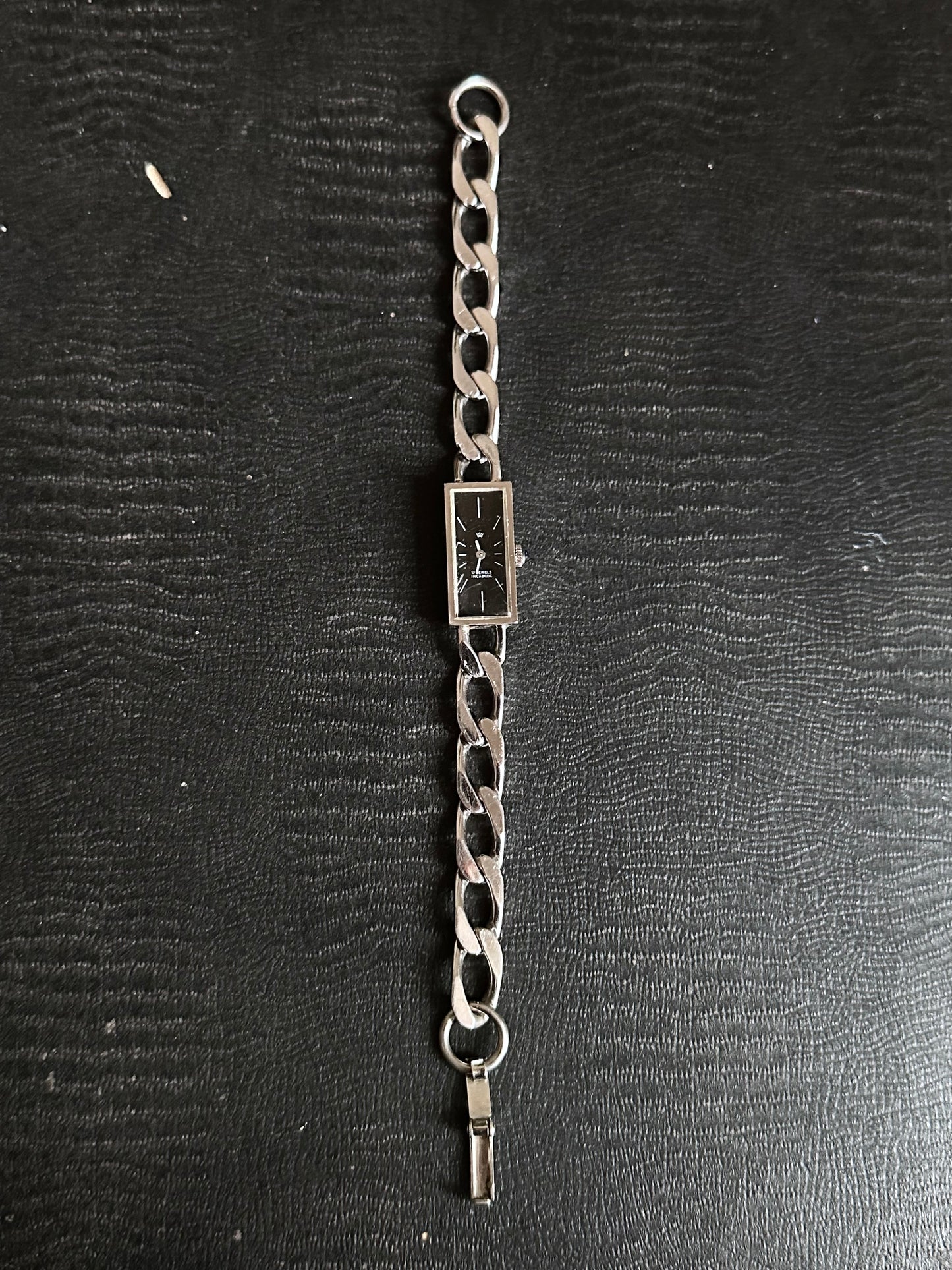 German black box dial silver 835 watch