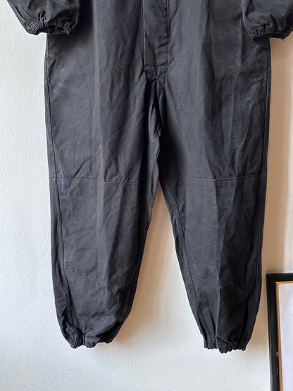 Vintage East German military black jumpsuit