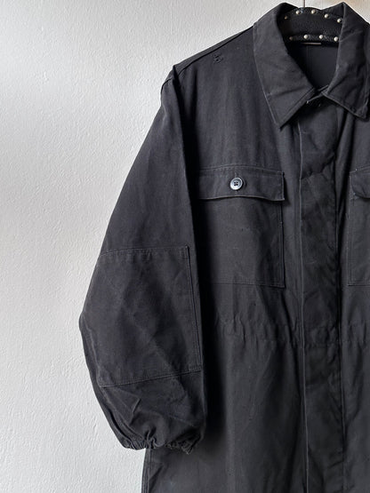 Vintage East German military black jumpsuit