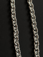 silver plated heat tag necklace & bracelet set