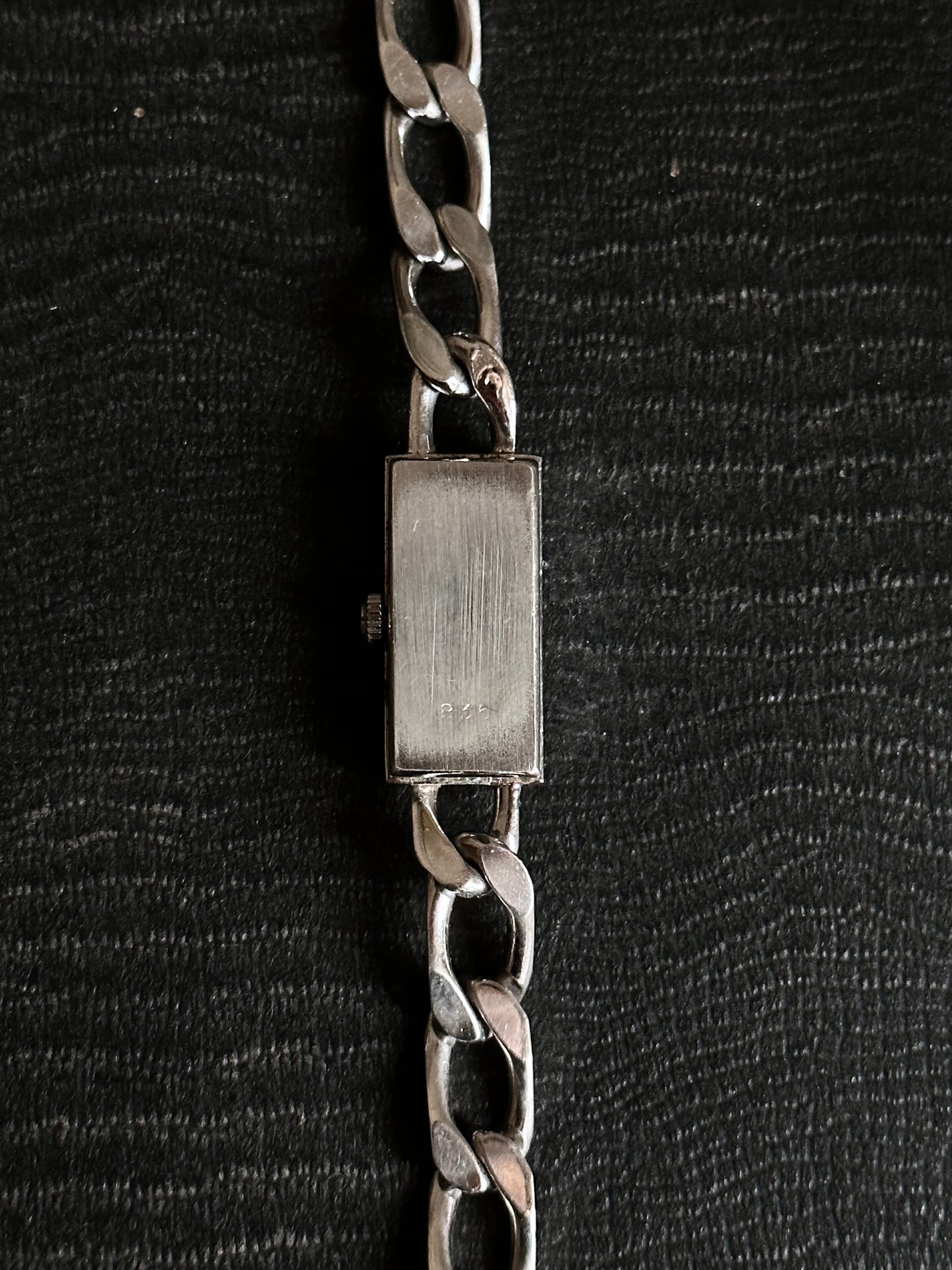 German black box dial silver 835 watch