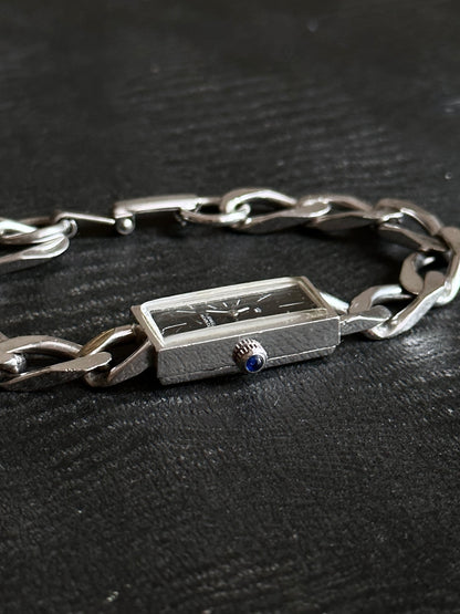 German black box dial silver 835 watch