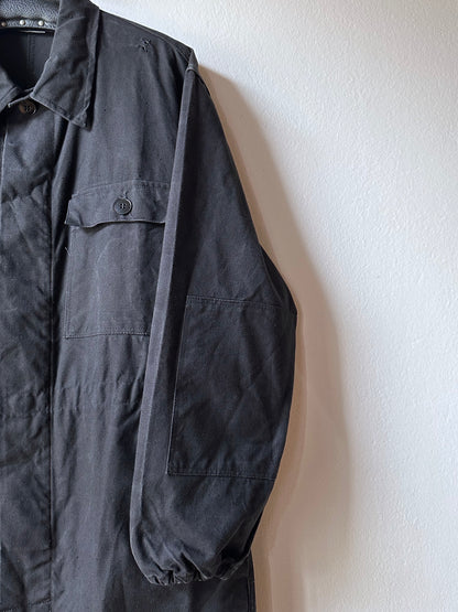 Vintage East German military black jumpsuit