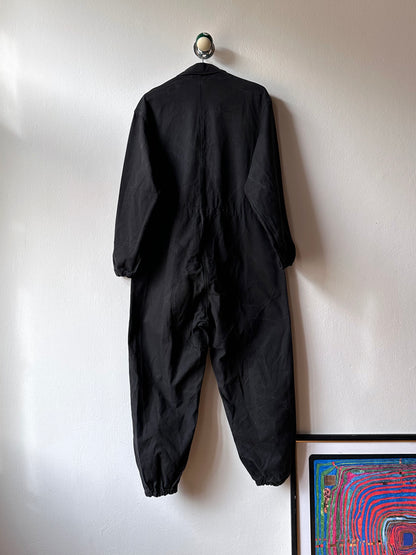 Vintage East German military black jumpsuit