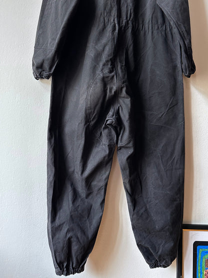Vintage East German military black jumpsuit