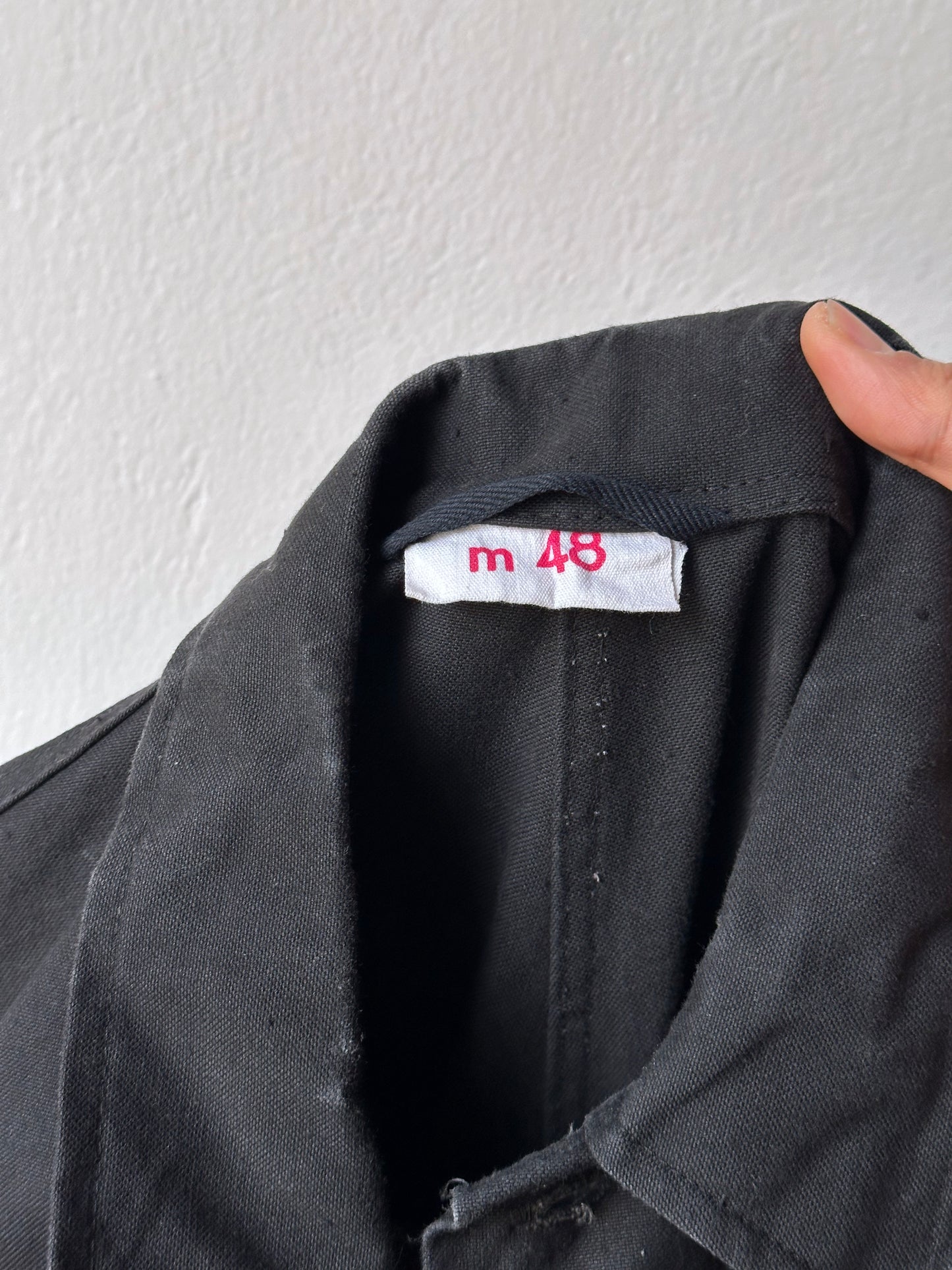 Vintage East German military black jumpsuit