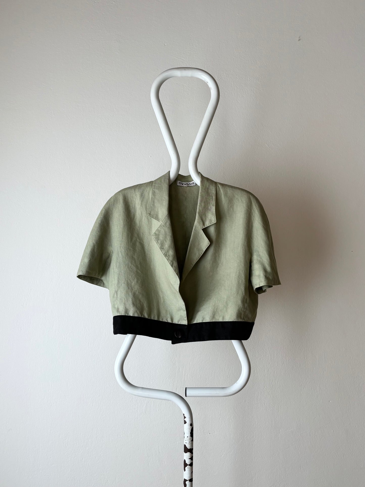 French linen short jacket