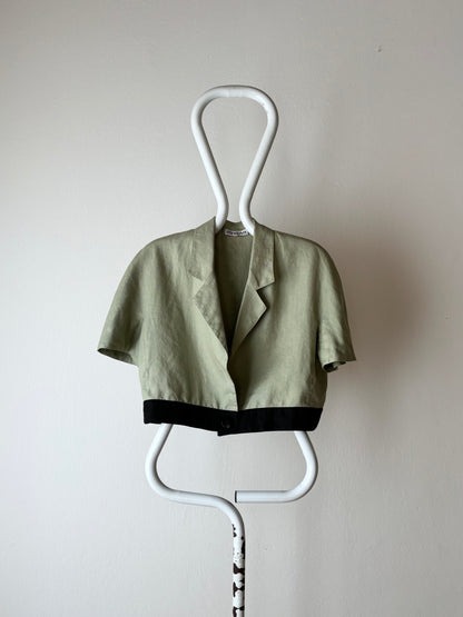 French linen short jacket
