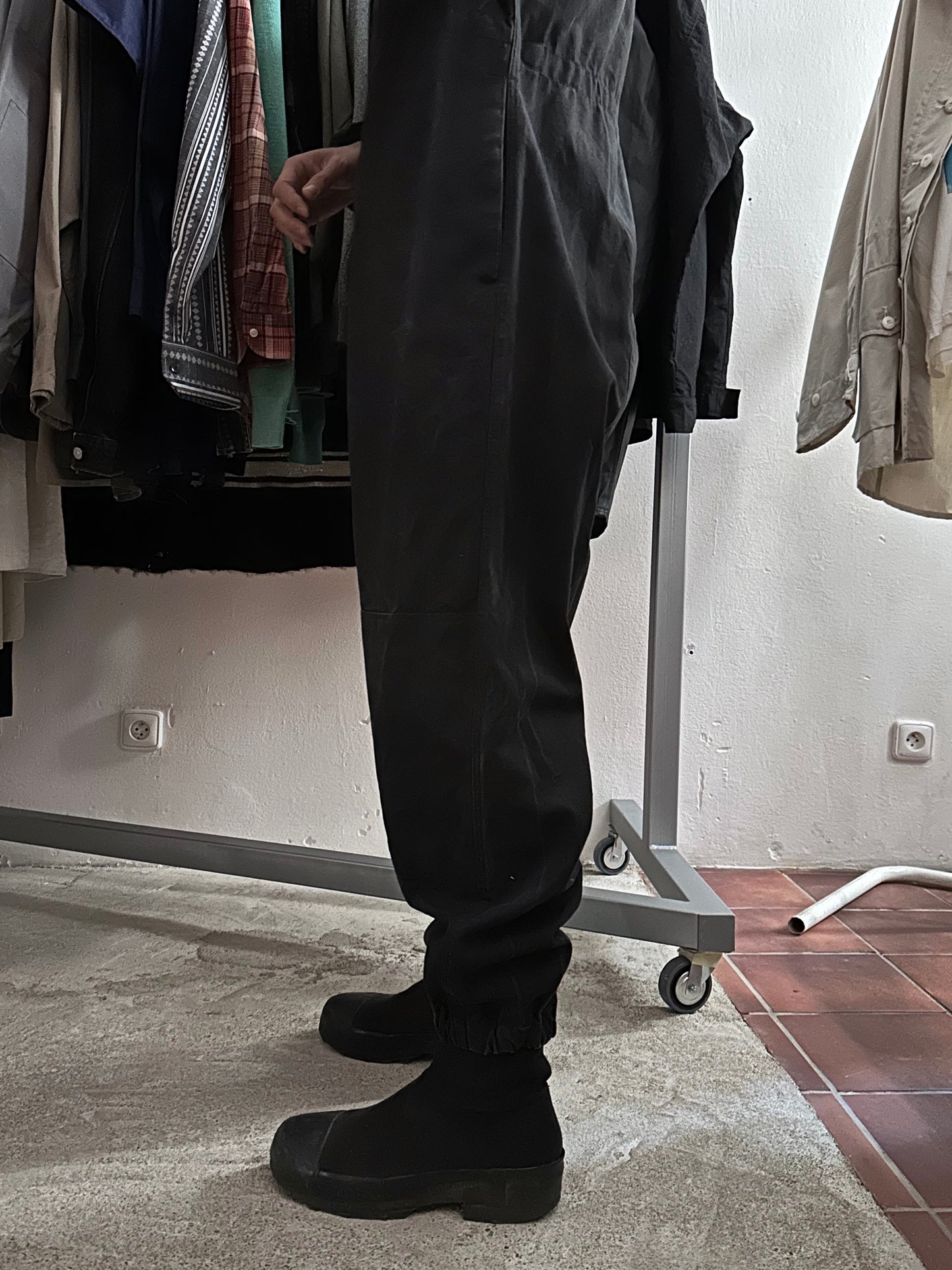 Vintage East German military black jumpsuit