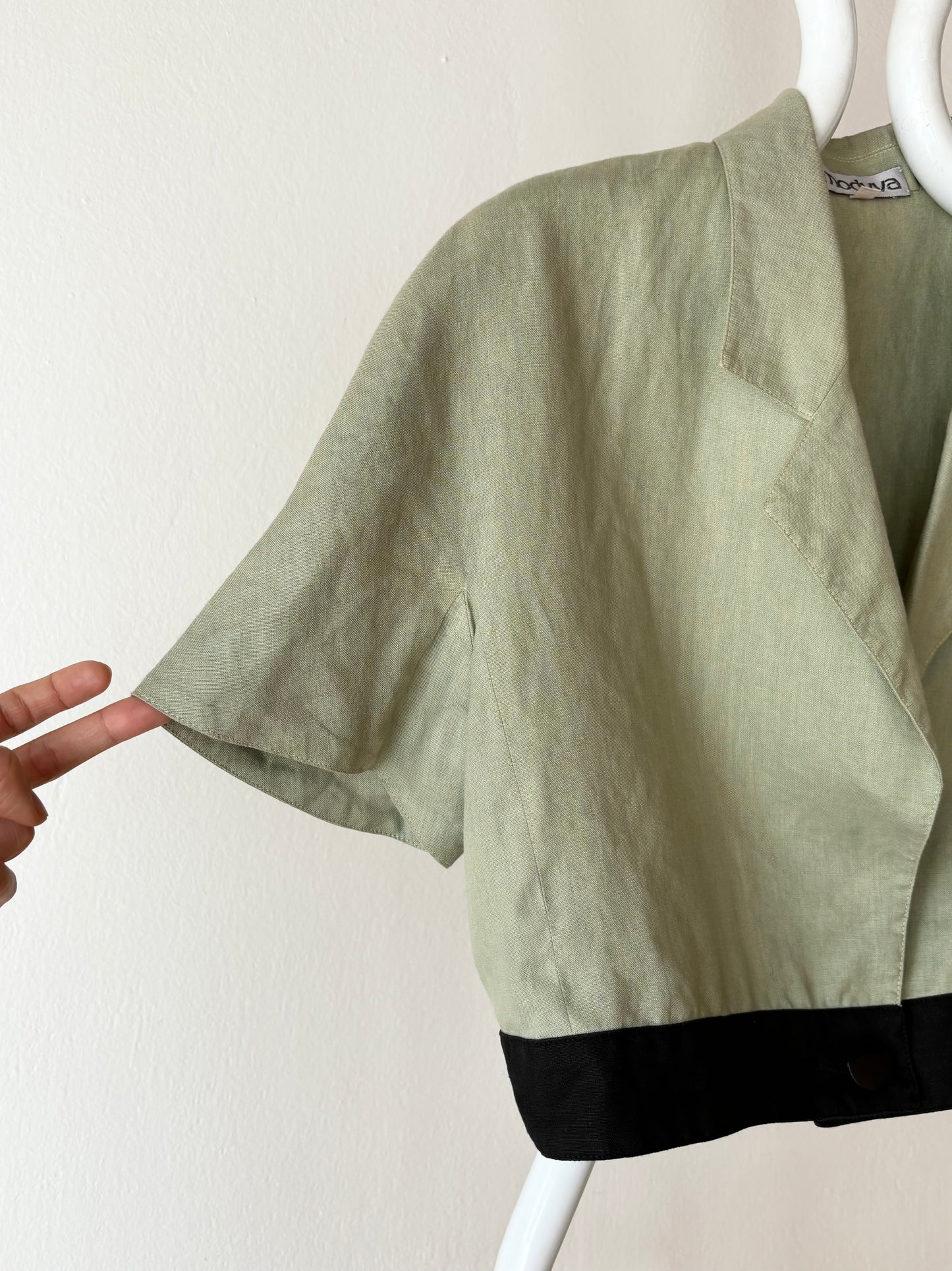 French linen short jacket