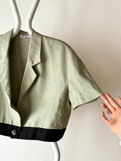 French linen short jacket