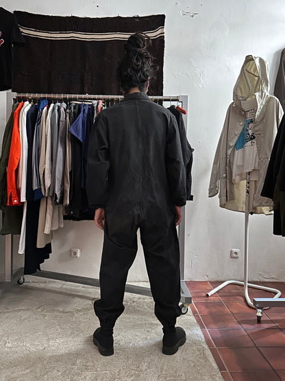 Vintage East German military black jumpsuit