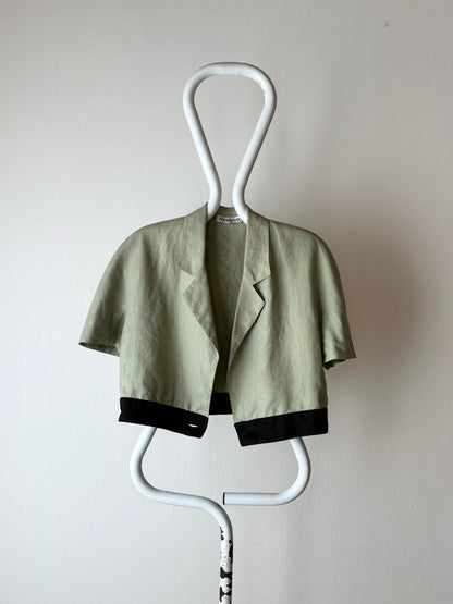 French linen short jacket