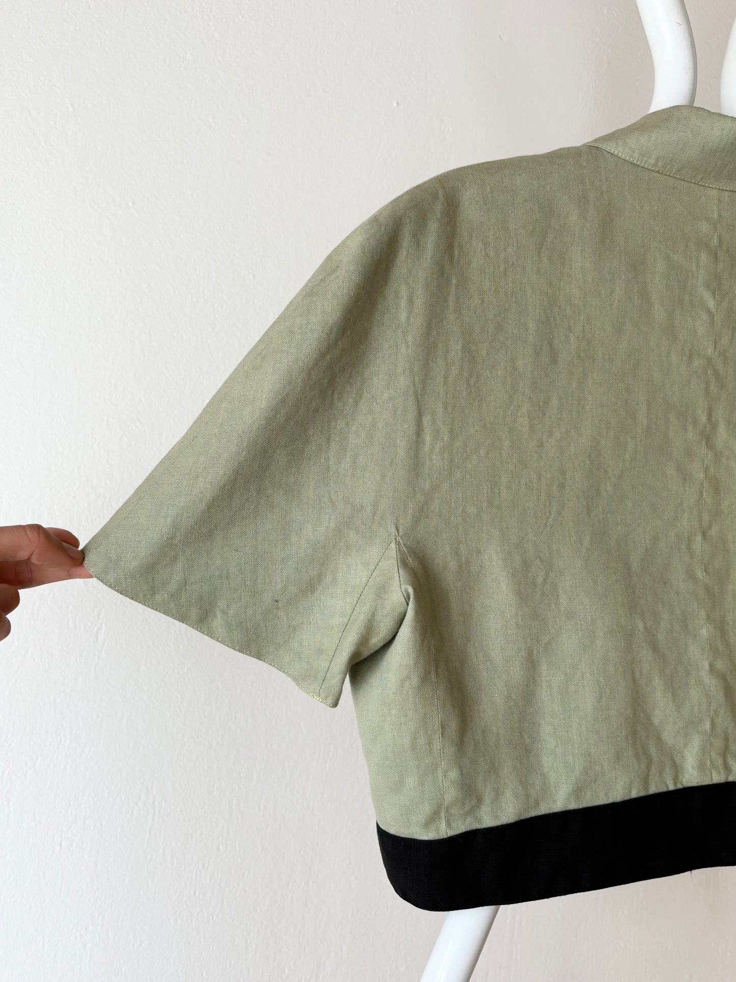 French linen short jacket