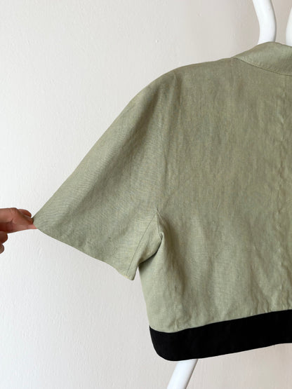 French linen short jacket