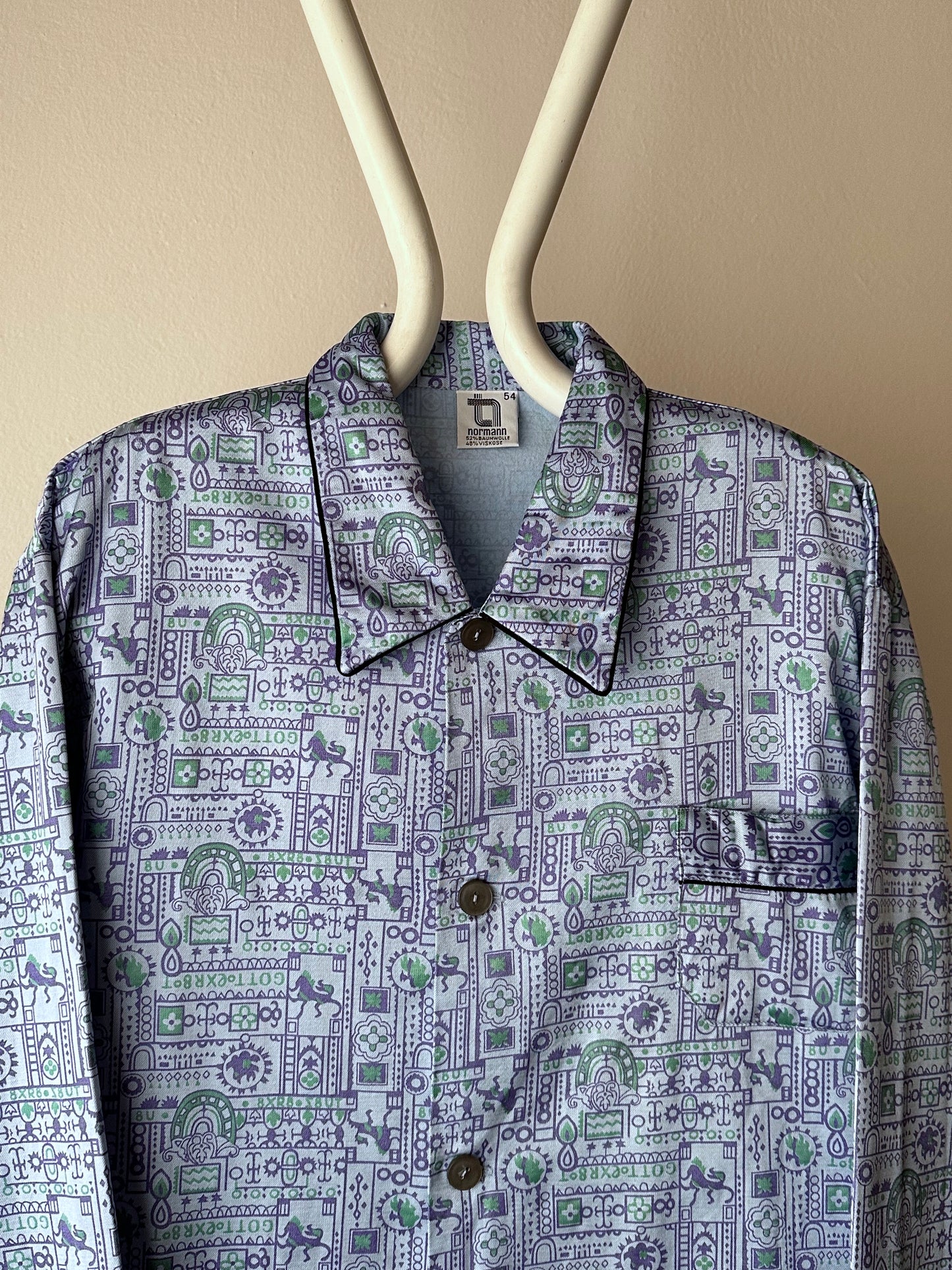 vintage pyjama shirt