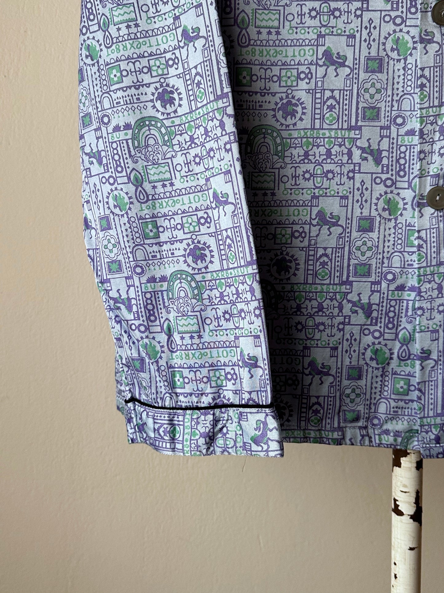 vintage pyjama shirt