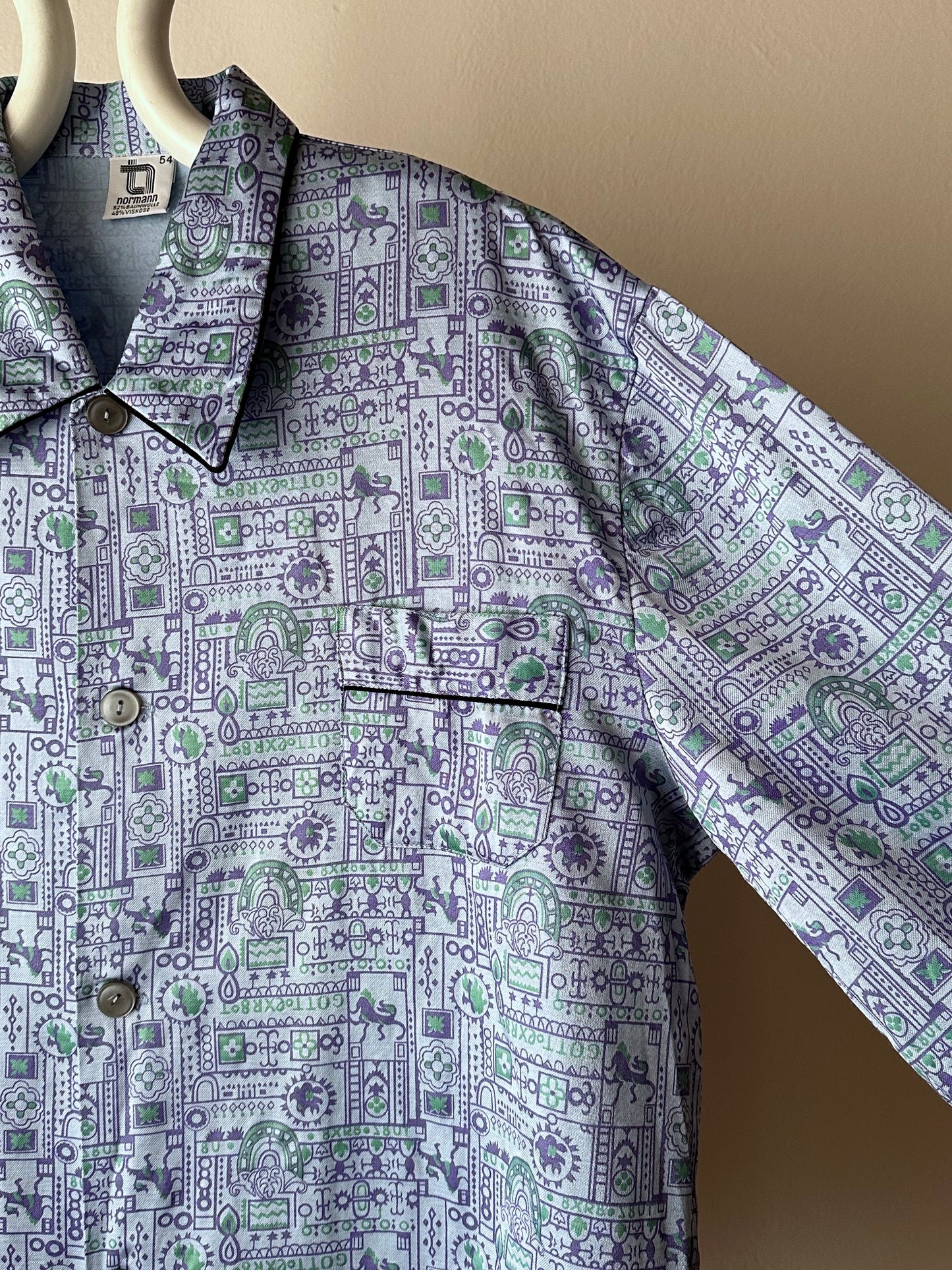 vintage pyjama shirt