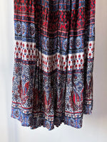 viscose shirring skirt