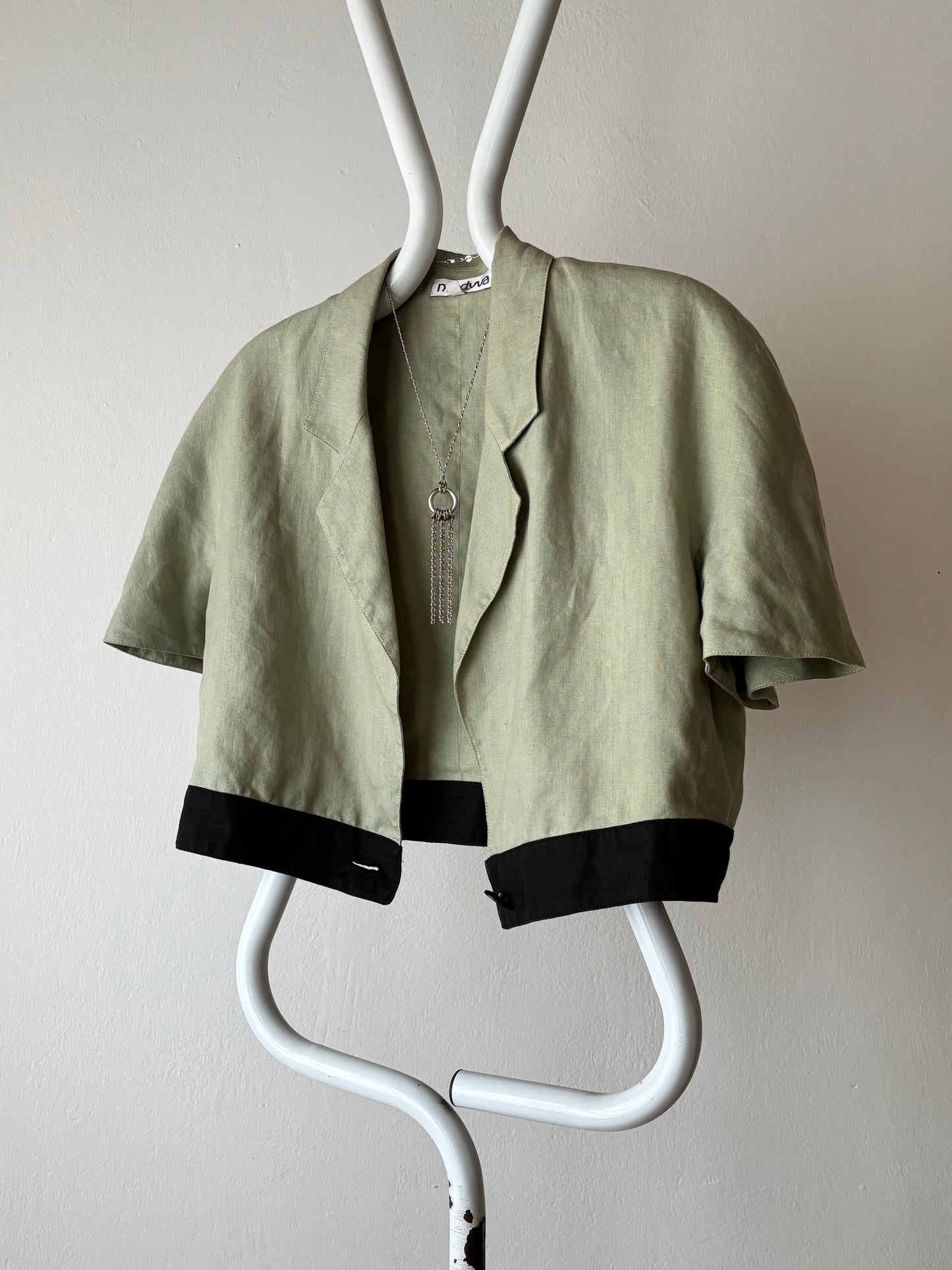 French linen short jacket
