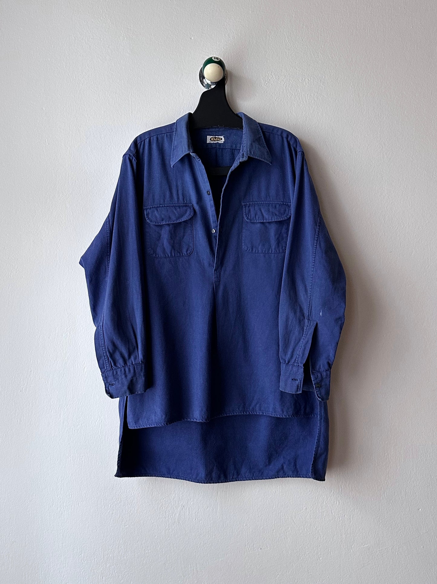 Vintage French cotton work shirt