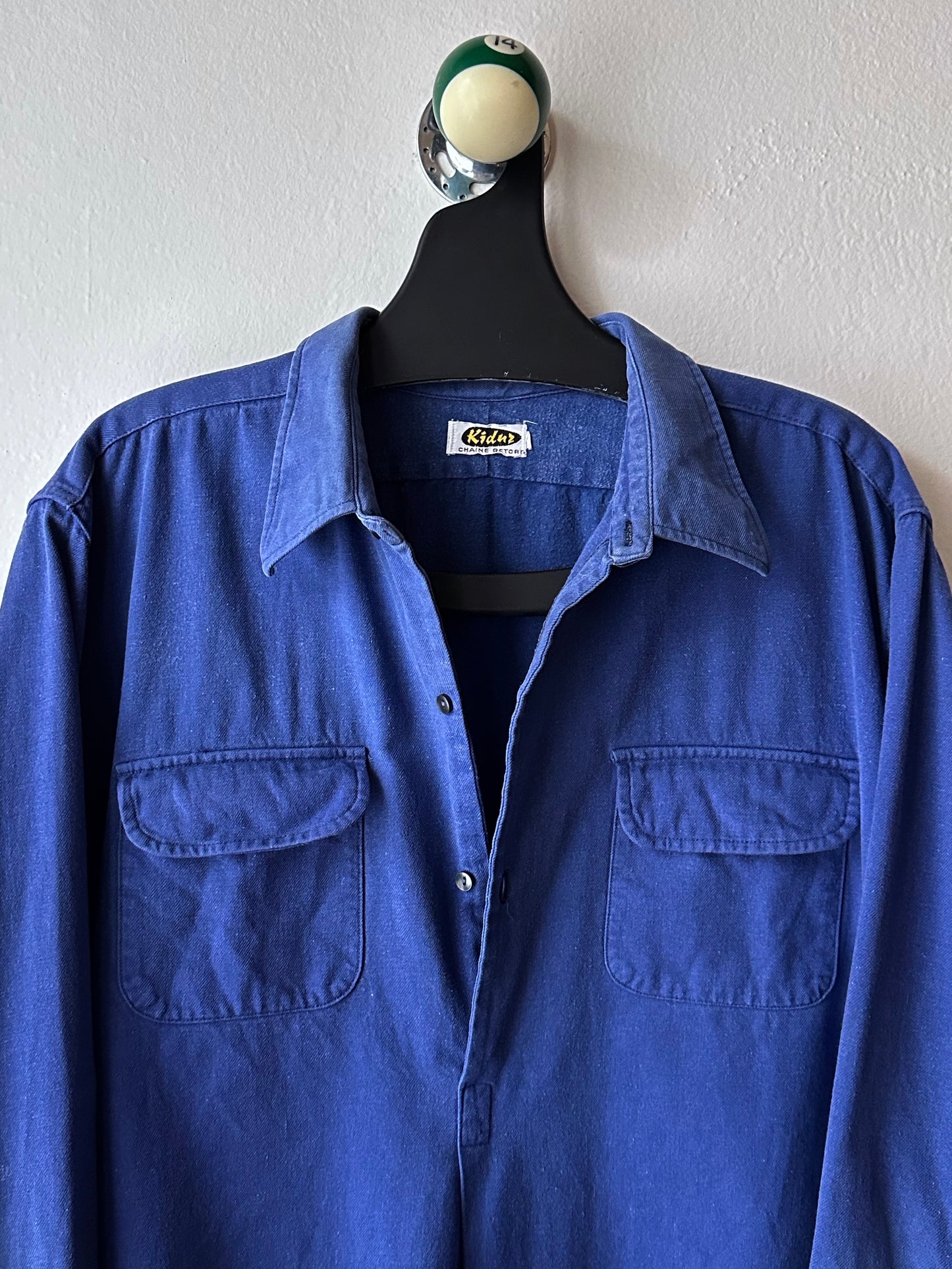 Vintage French cotton work shirt