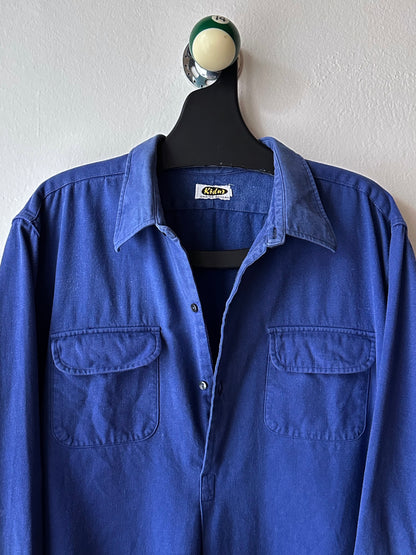 Vintage French cotton work shirt